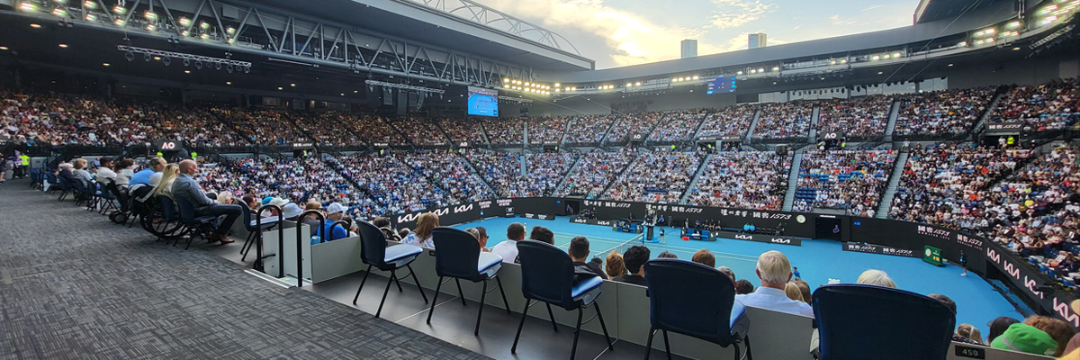 DVOX at the Australian Open - Featured in CX Magazine